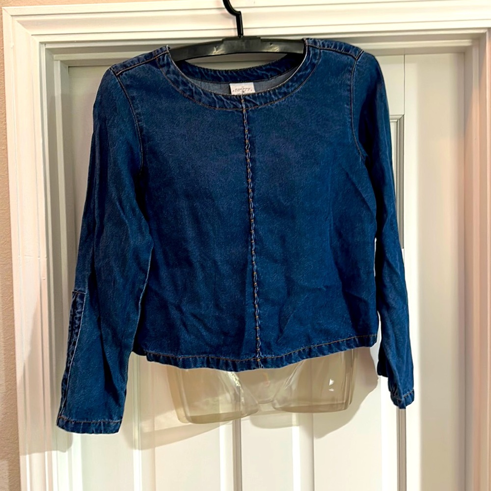Vintage Chambray Jean Blouse